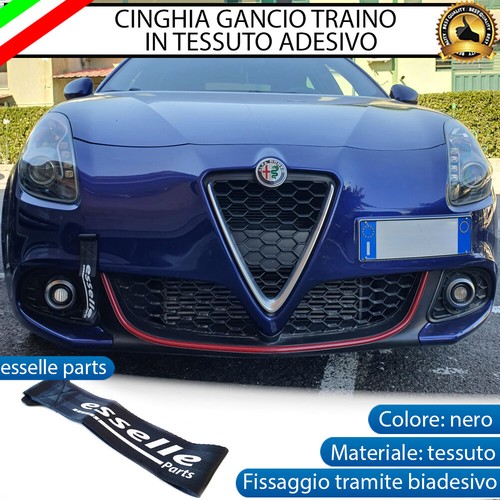 Cinghia gancio traino nero - cinghia, per